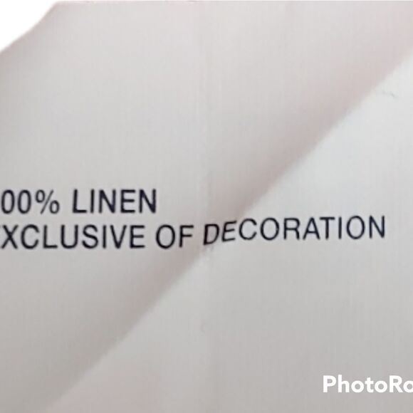 Gap large red 100% linen embroidered tie neckline quarter sleeve top - Picture 6 of 6